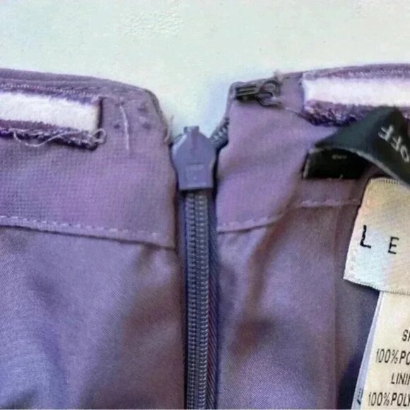 Bill  Levkoff Strapless Chiffon Formal Evening Gown Victorian Lilac Purple 16 - Picture 11 of 15